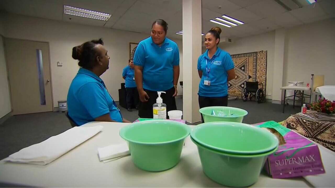 Fijians students are brushing up on their skills to become aged care workers