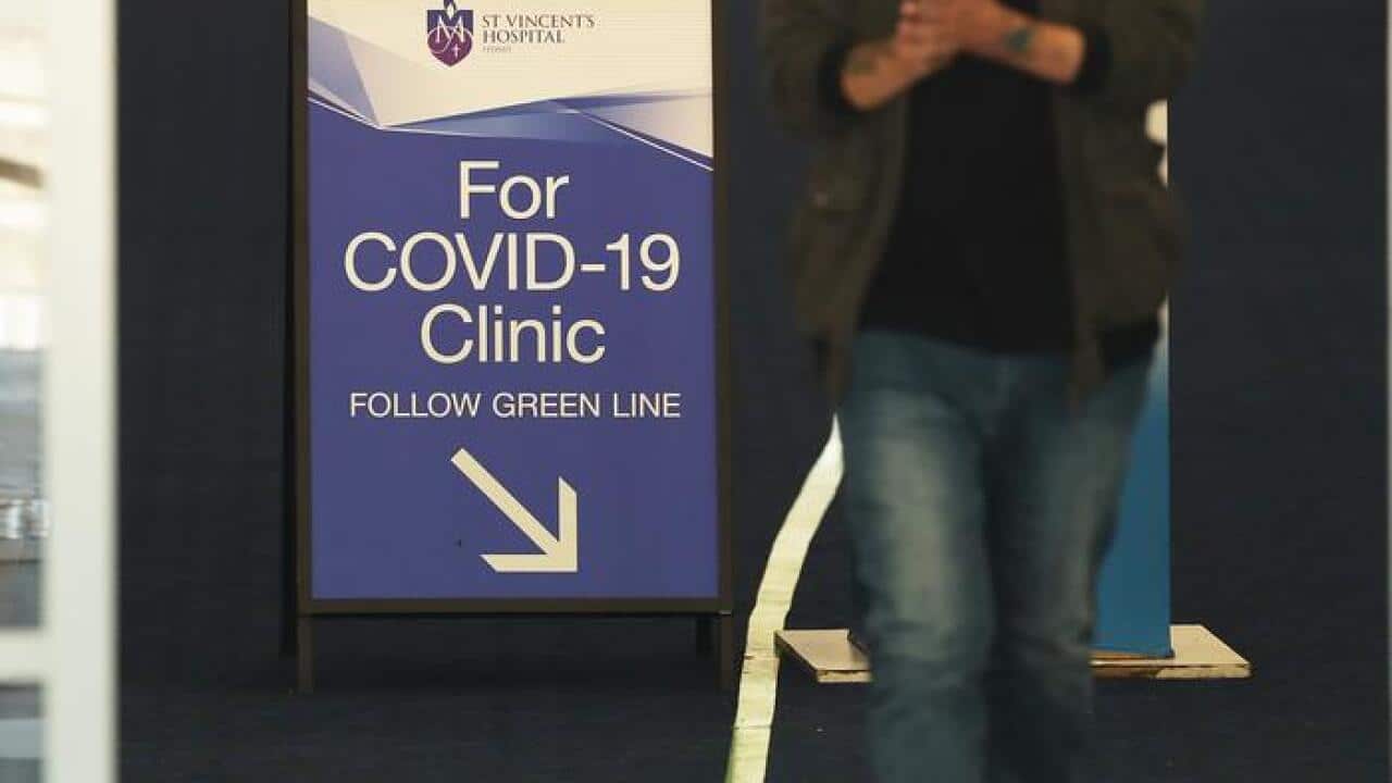St Vincent's Hospital in Sydney earlier this week.