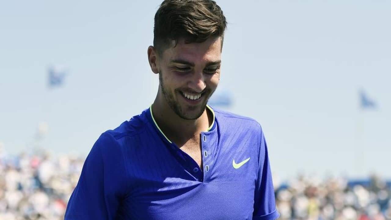 Australian tennis player Thanasi Kokkinakis