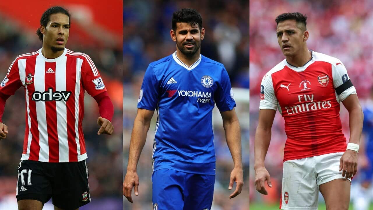Van Dijk, Costa, Sanchez