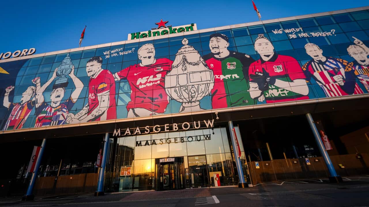 Netherlands: De Kuip prepared for the KNVB Cup final