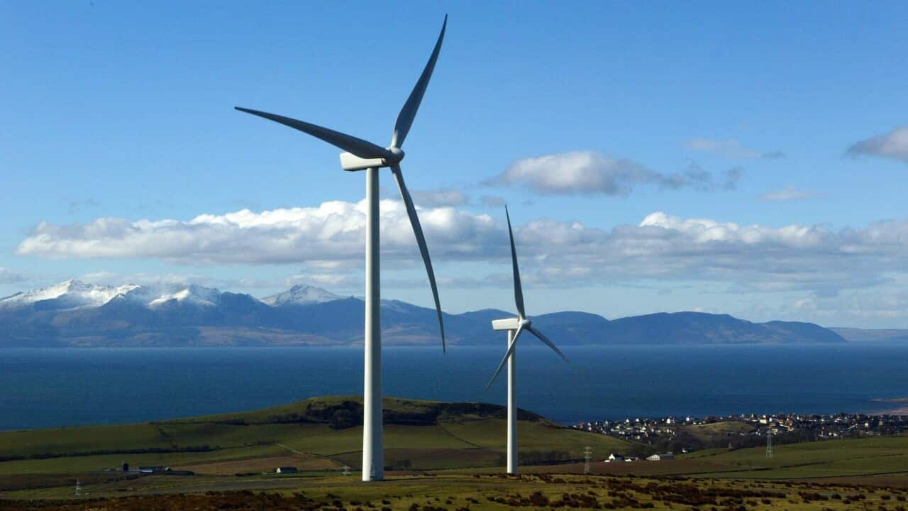 Airtricity's first Scottish Wind farm, now fully operational.