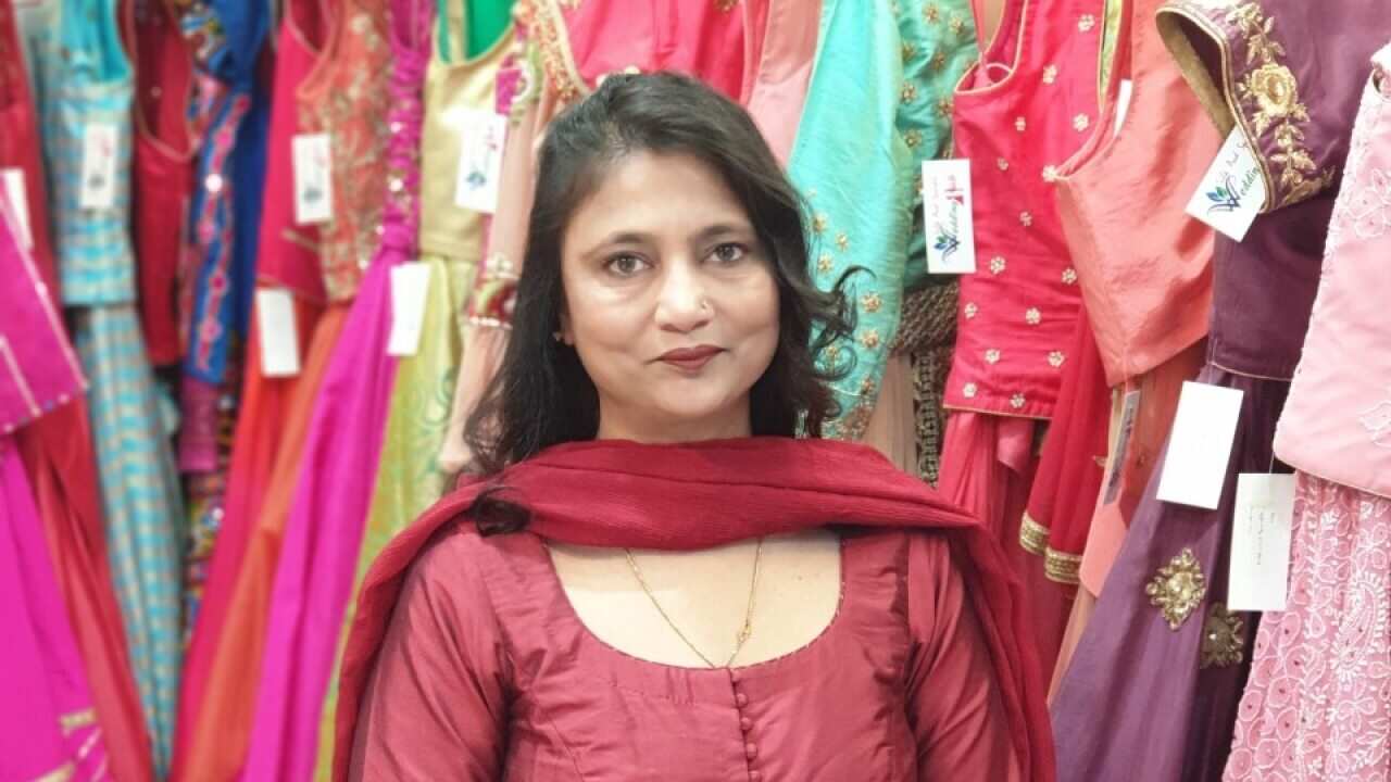 Anju Goyal, owner of Silk and Sparkle boutique in Sydney.