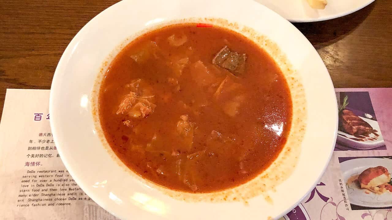 Luo song tang - Shanghai borscht soup