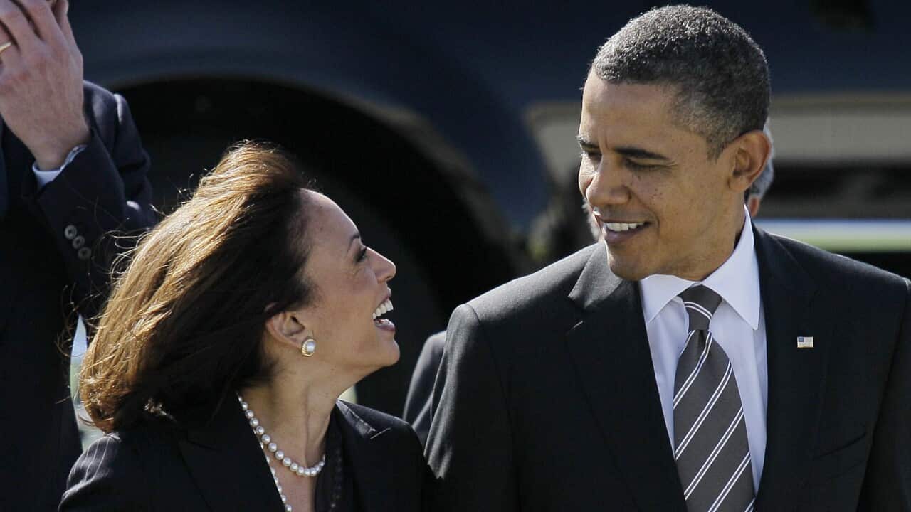 President Barack Obama has praised Joe Biden on his running mate pick for vice president, Kamala Harris.