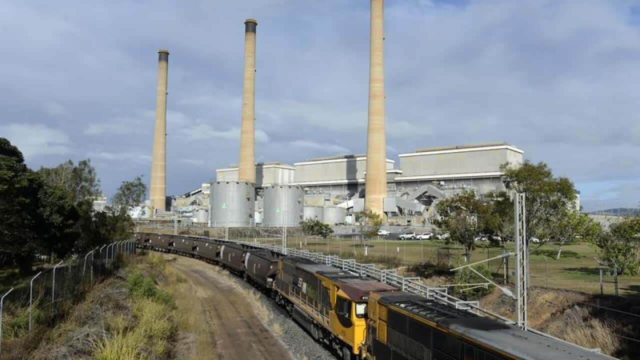 A coal train in Queensland