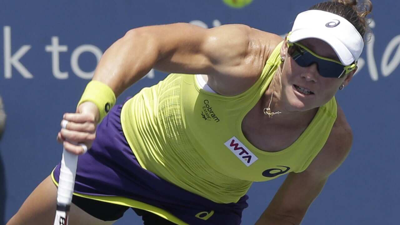 Australian tennis player Samantha Stosur