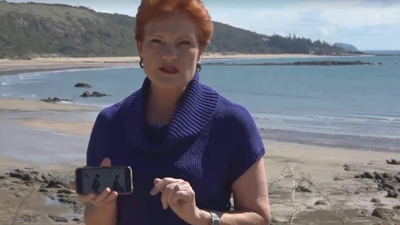 Pauline Hanson lashes at ATO's installation of squat toilets