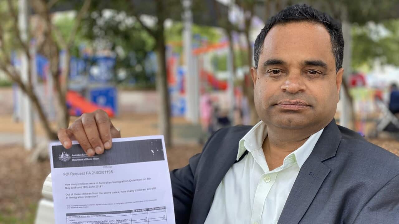 Secretary of the Brisbane Tamil Association Pal Chidambaram