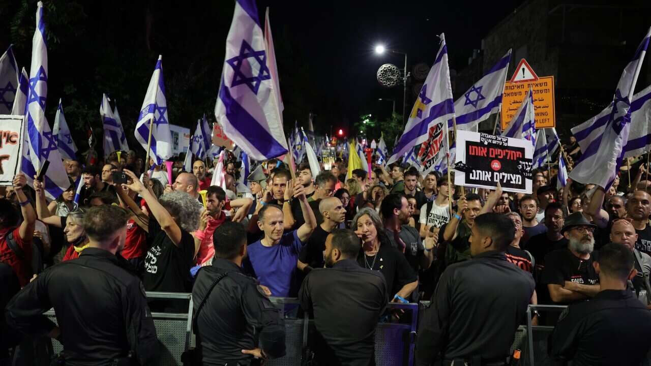 Anti-government protest in Jerusalem
