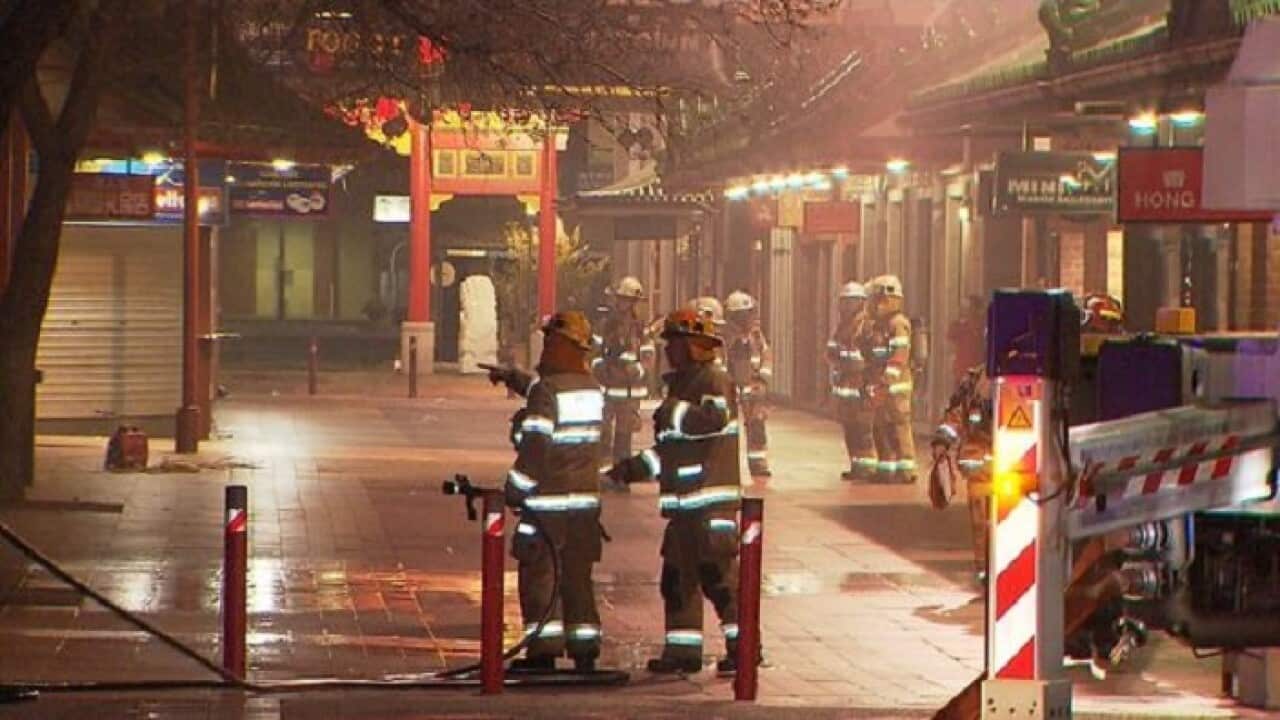 SA Metropolitan fire is expected to be on the scene for sometime to monitor, but the main threat has passed