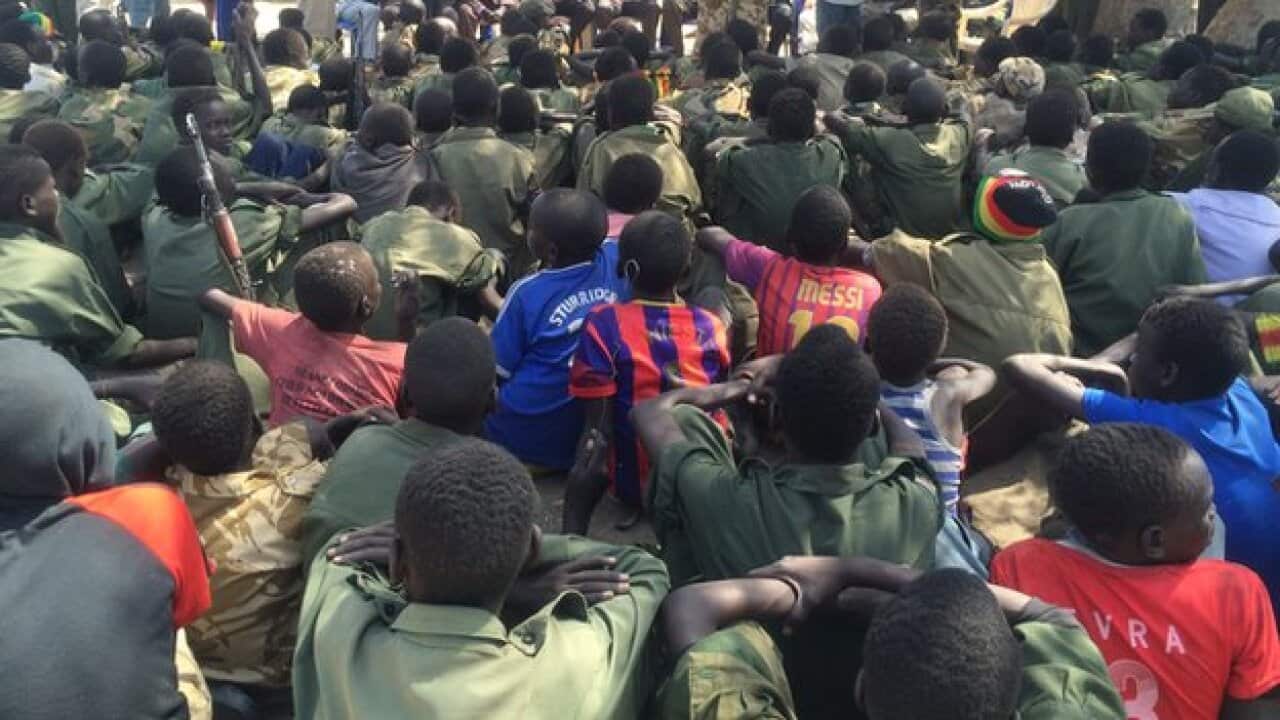 South Sudan frees child soldiers