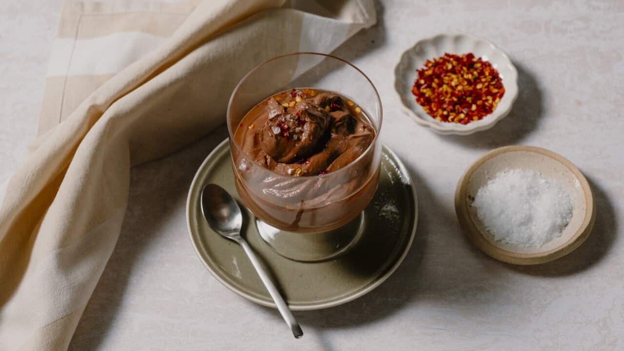 Whipped Chocolate Yoghurt Mousse