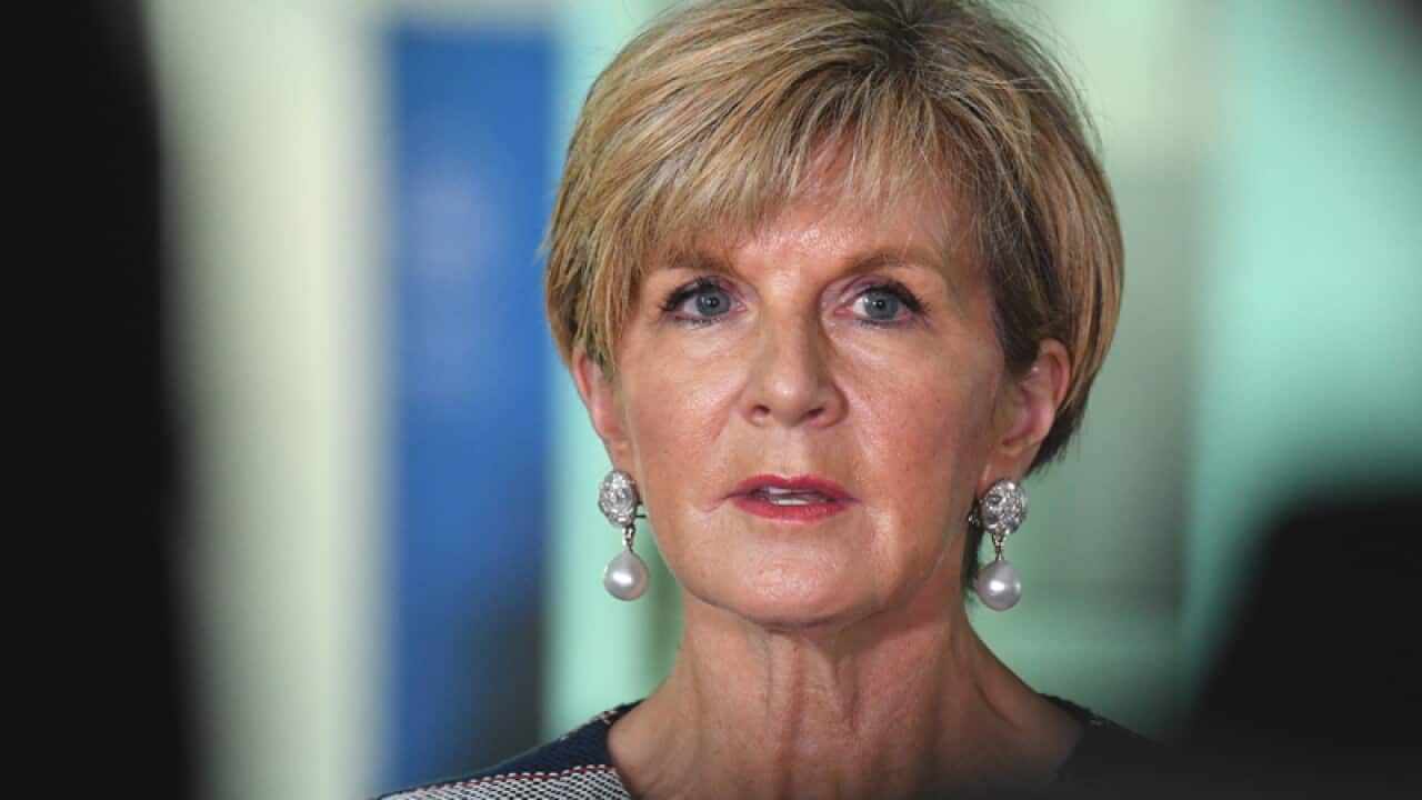 Minister for Foreign Affairs Julie Bishop