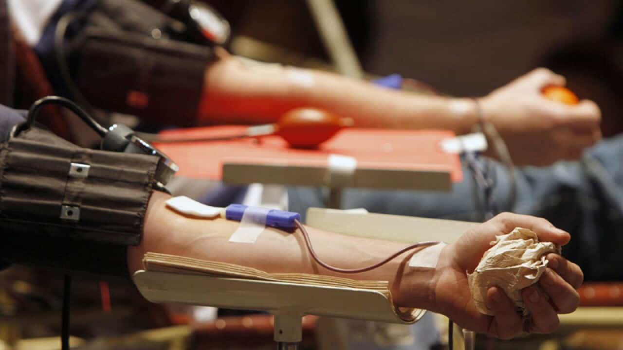 Donors give blood in Rutland