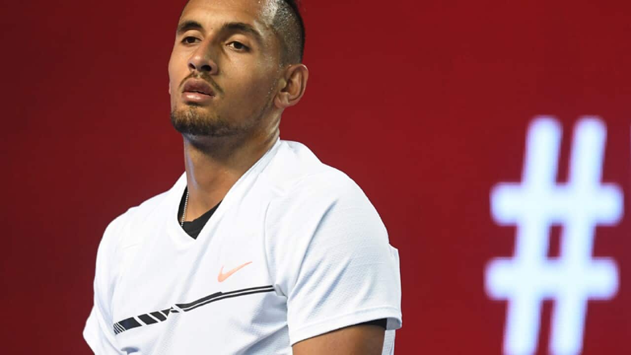 Nick Kyrgios of Australia