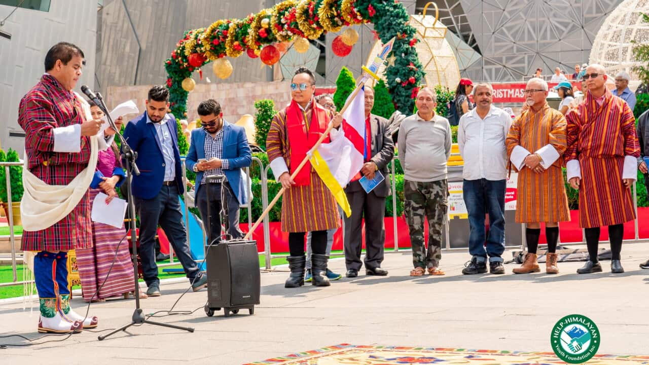 Bhutanese Flag Hoisting FED SQ MELB 2019_Bhutan's natioanal day_nepali speaking community_ Bhutanese