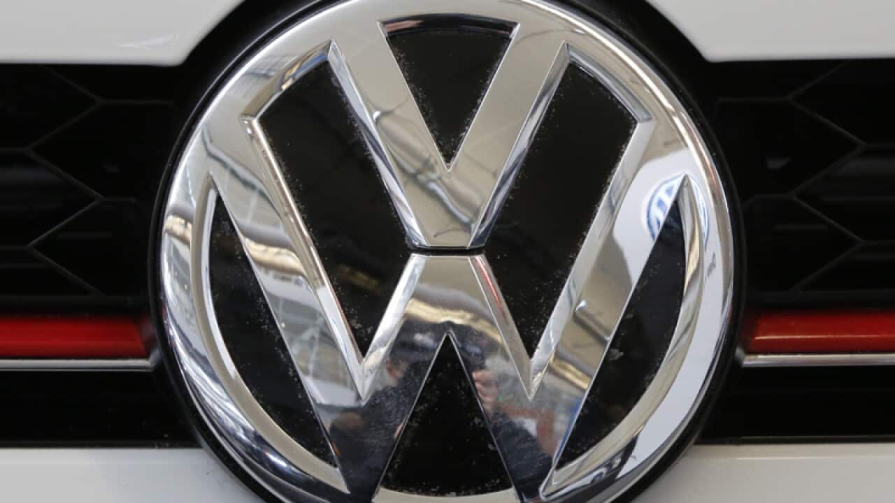 Volkswagen logo.