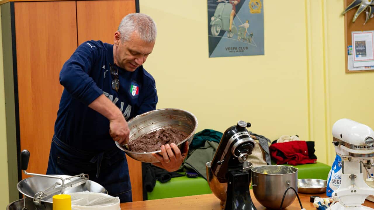 Sabino pascale prepara la pastiera