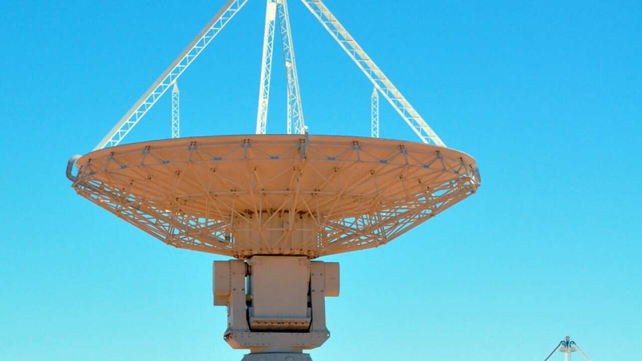 File photo of a satellite dish