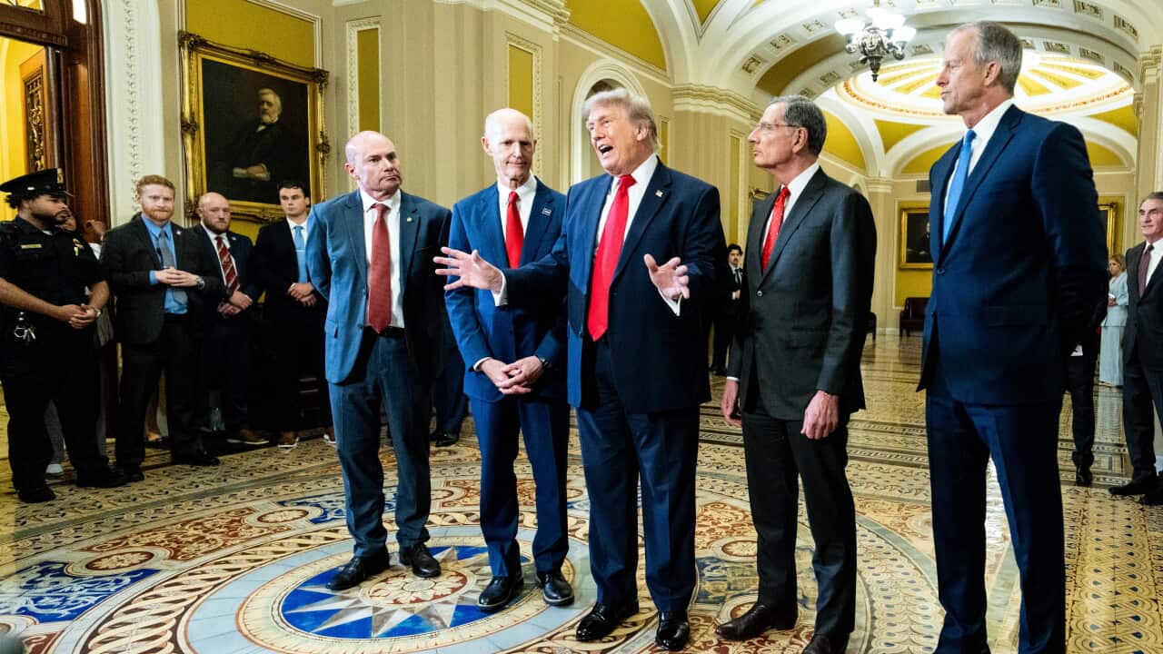 President Donald Trump at the U.S. Capitol