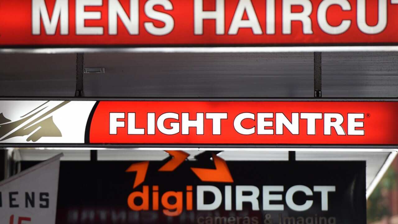 Flight Centre signage