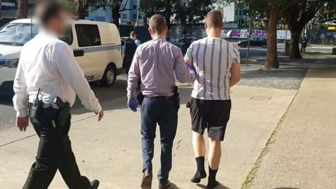 A man, 28, has been arrested and charged over the alleged sexual assault of an elderly woman.