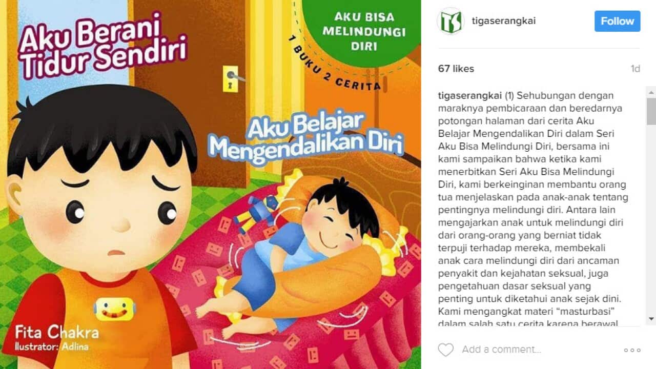'I Learn Self-Control' has been subject to criticism in Indonesia.