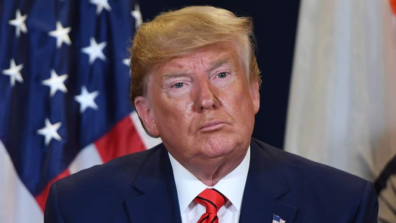 US President Donald Trump in the White House last week.