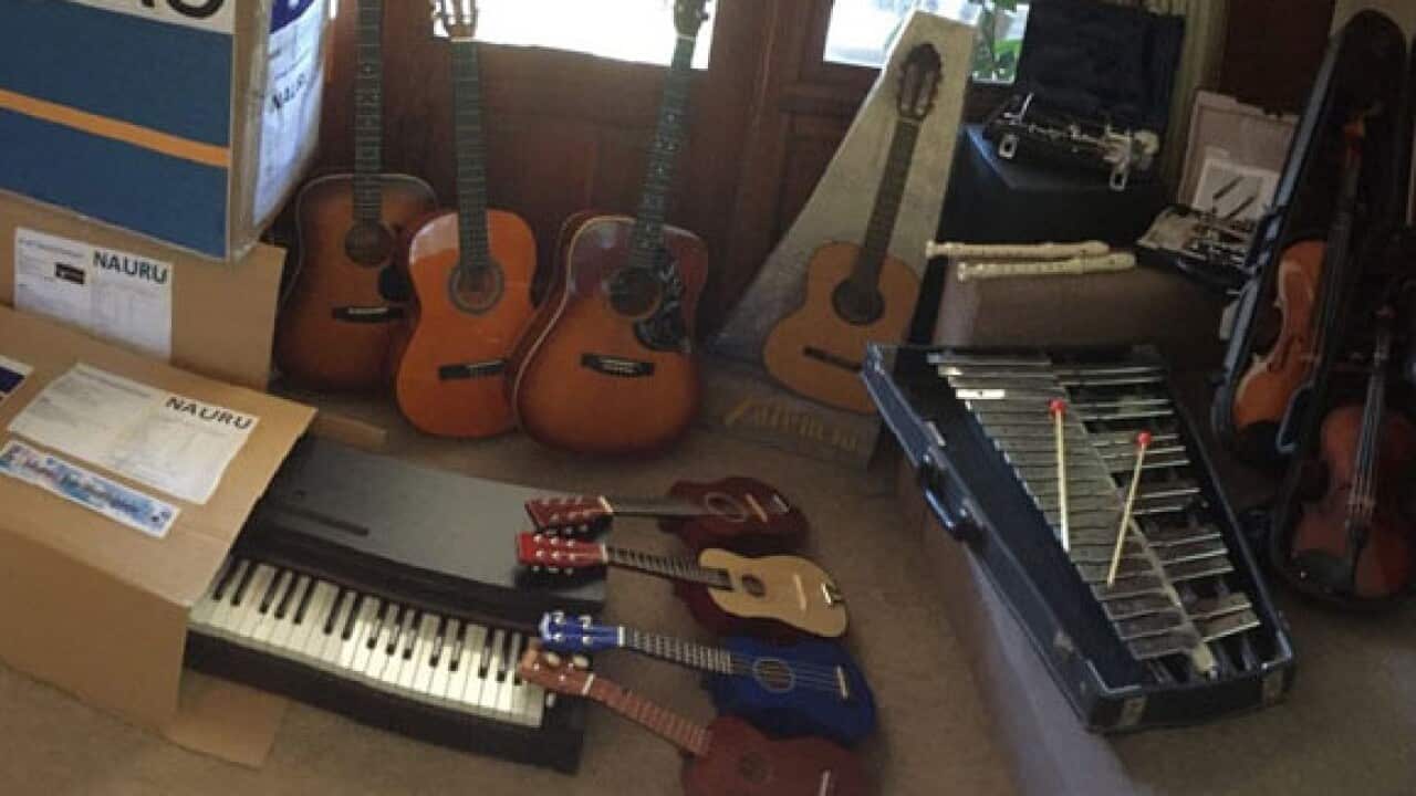 Some of the instruments headed for Nauru Manus