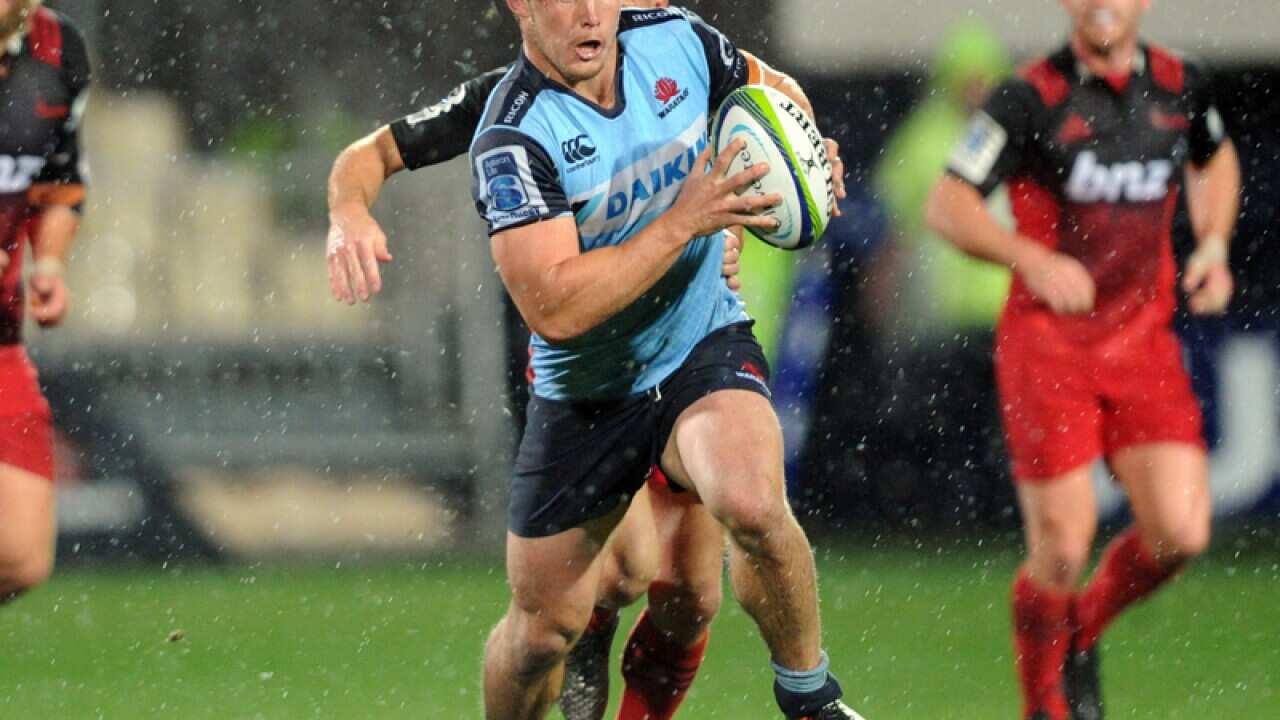 Michael Hooper of the Waratahs against the Crusaders