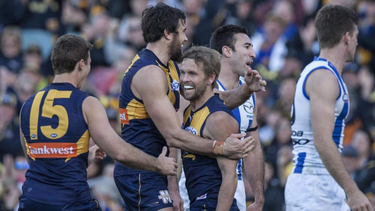 Jamie Cripps of the West Coast Eagles