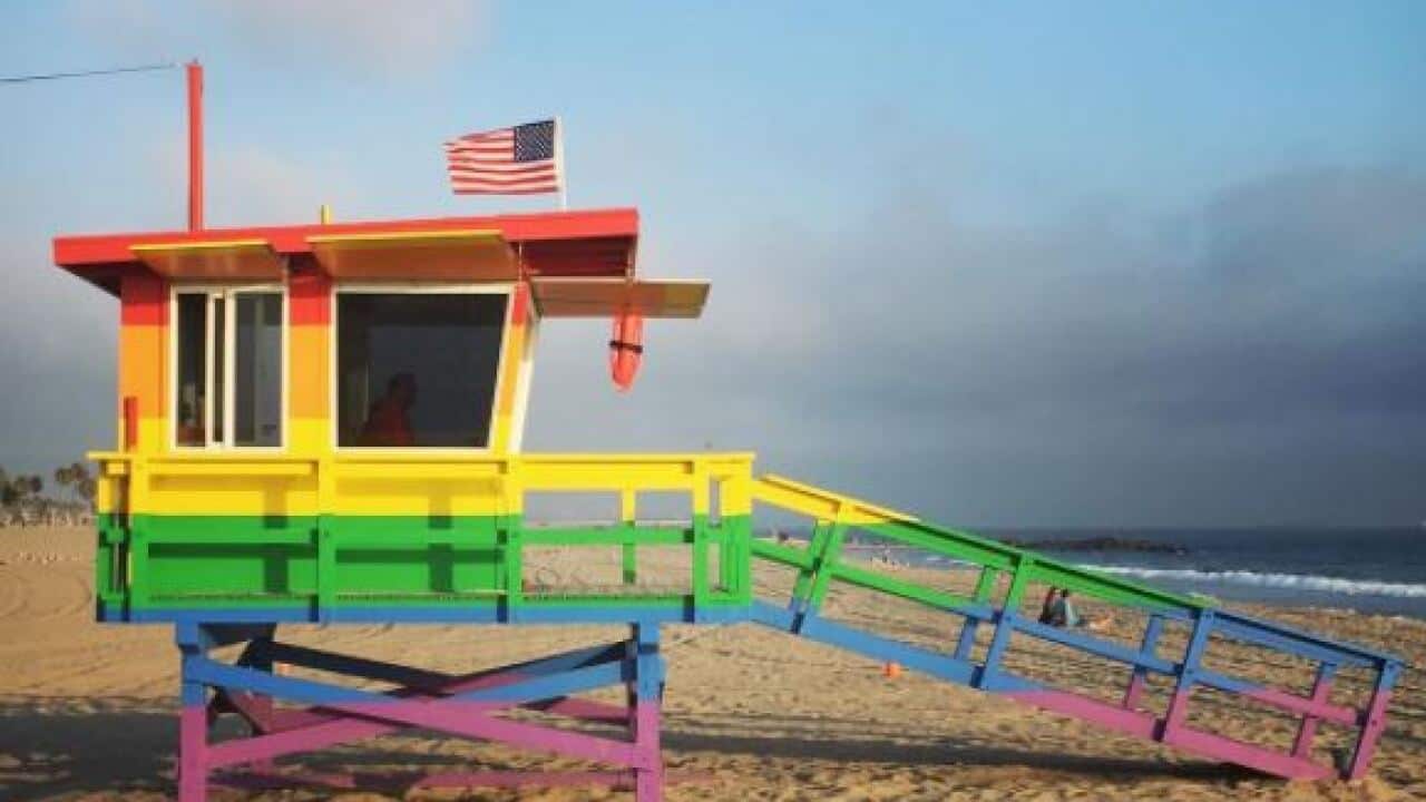 Venice locals are trying to save this Pride lifeguard tower