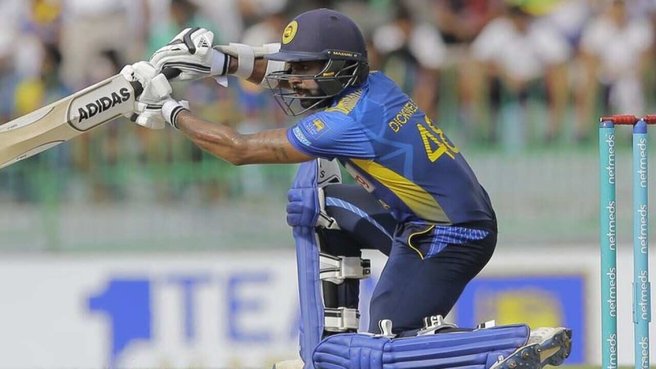 Sri Lanka's Niroshan Dickwella.