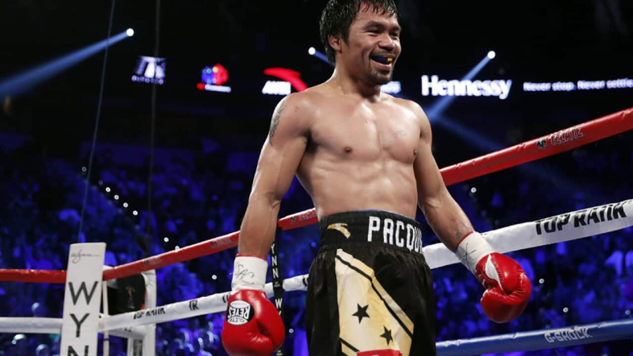 Manny Pacquiao of the Philippines