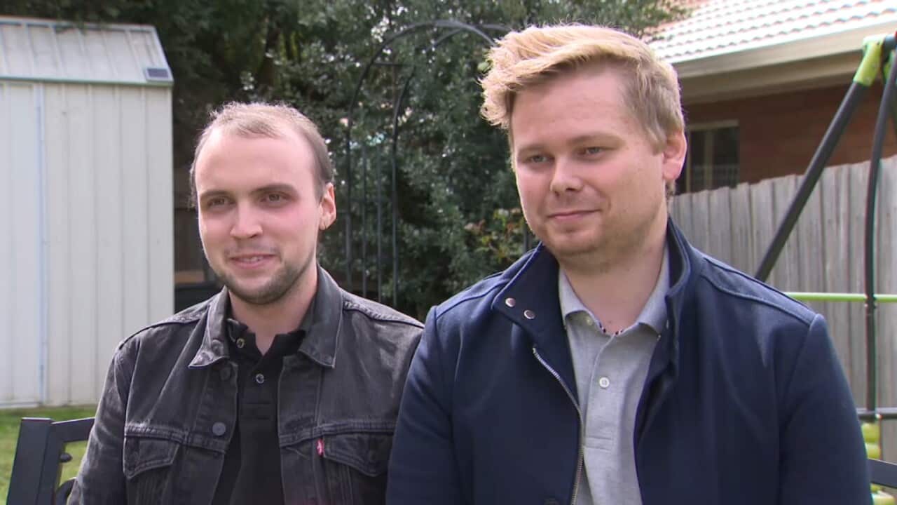 Foster carers Daniel Airey and Andrew Grey (SBS News).jpg