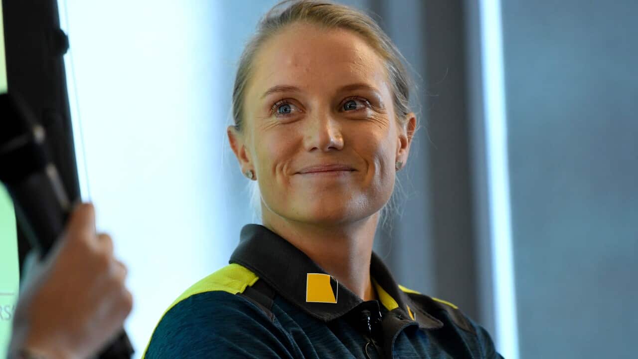 Australian cricketer Alyssa Healy.