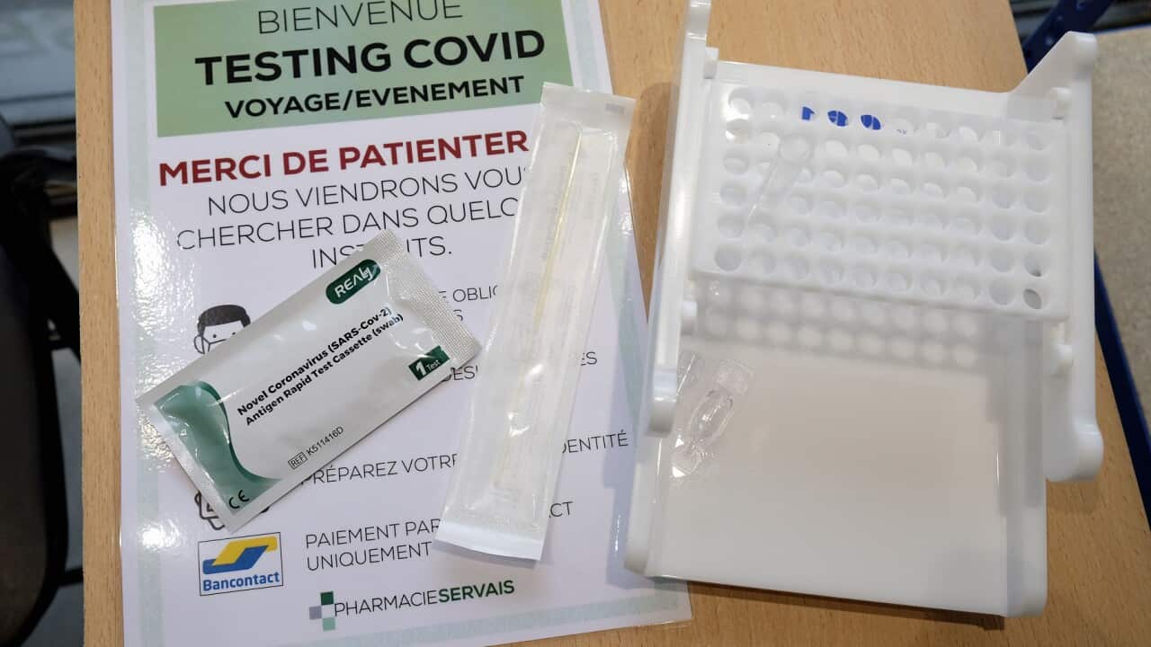 A Rapid Antigen Test available in Belgium.