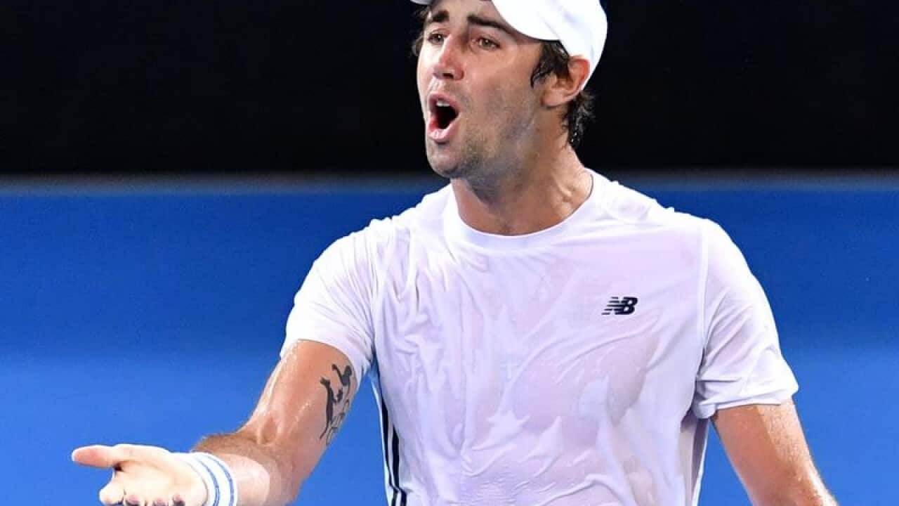 Jordan Thompson of Australia