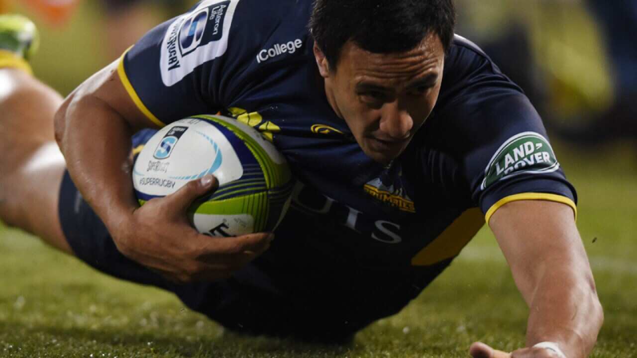 Lausii Taliauli of the Brumbies
