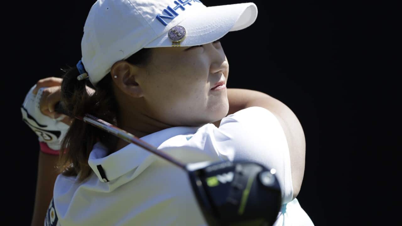 Mirim Lee at the Kia Classic LPGA golf tournament