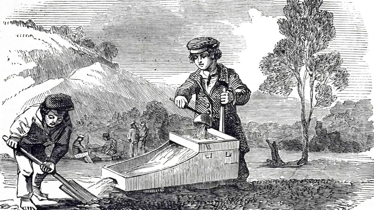 Times have changed since Australian children were expected to pan for gold in the 19th century