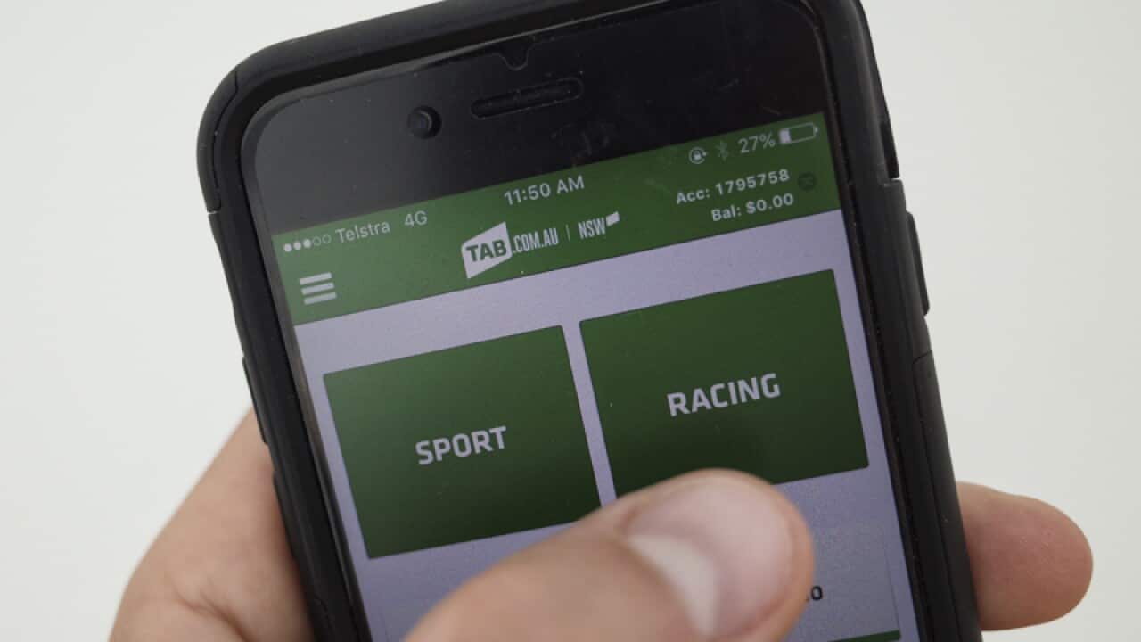 The TAB online betting app