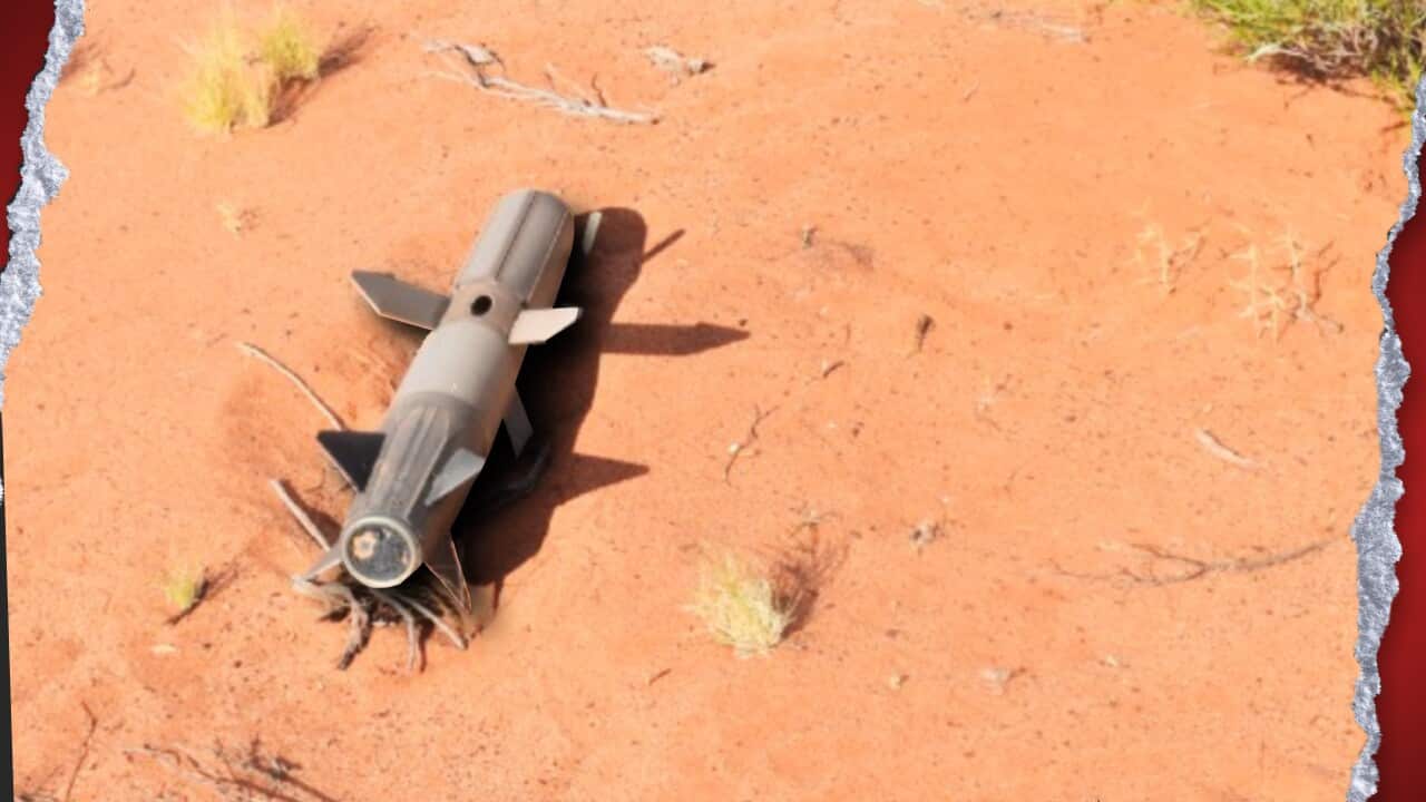 Questions remain following the discovery of a high-tech anti-aircraft missile at an Aboriginal heritage site.