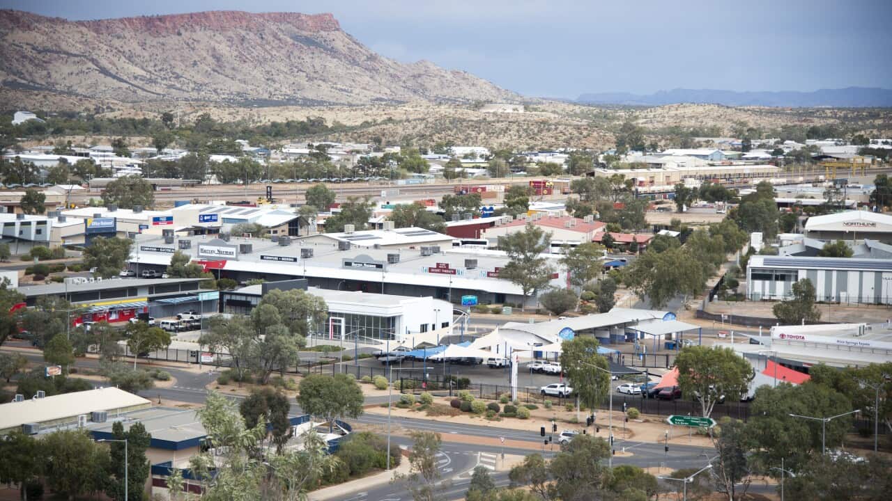 Landscape view of a small town