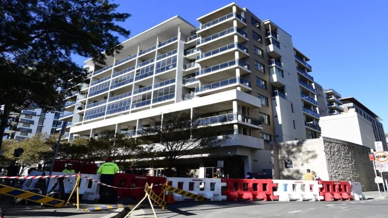 The Mascot Towers building in Sydney.