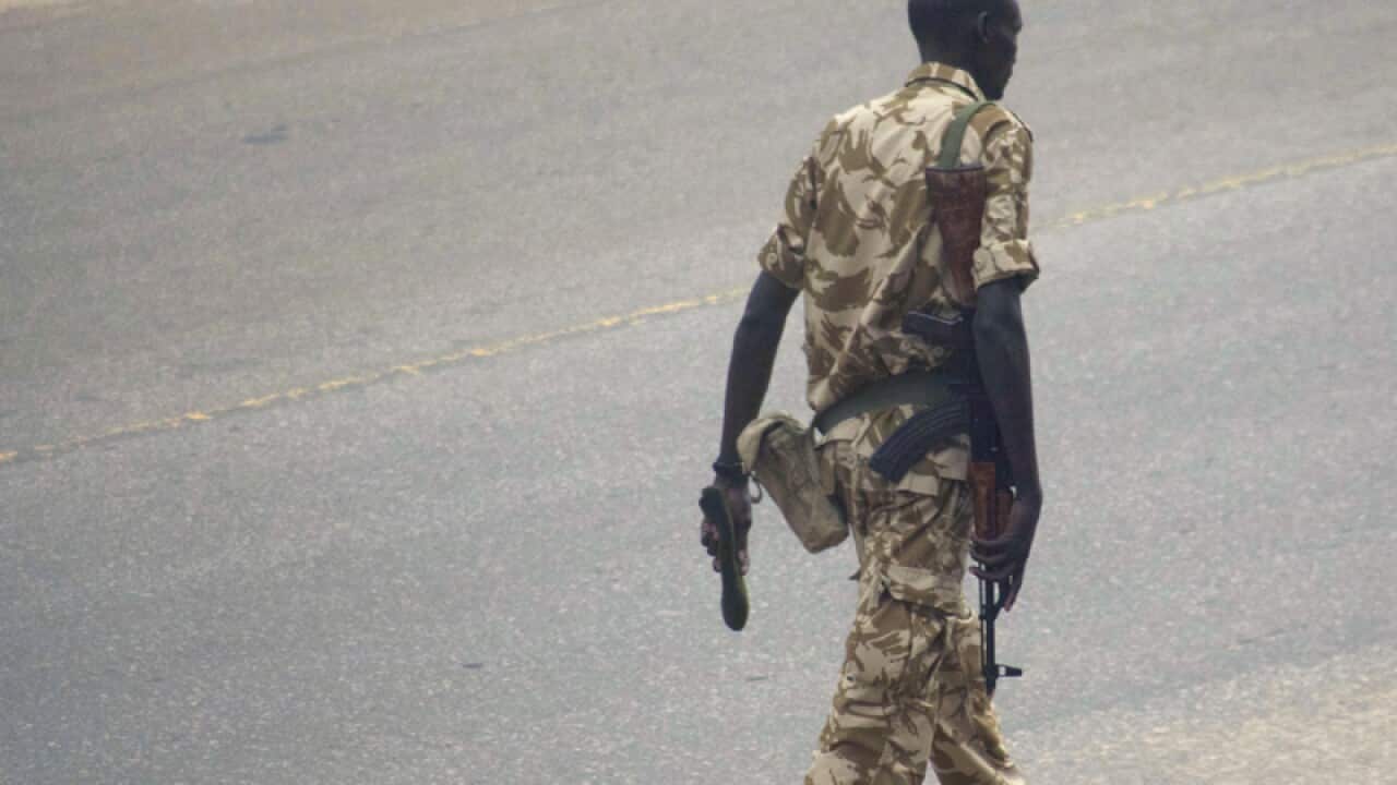 File photo, a South Sudan soldier