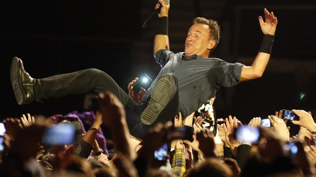 US singer Bruce Springsteen