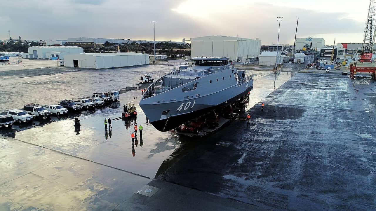 AUSTAL GUARDIAN PATROL BOAT LAUNCH