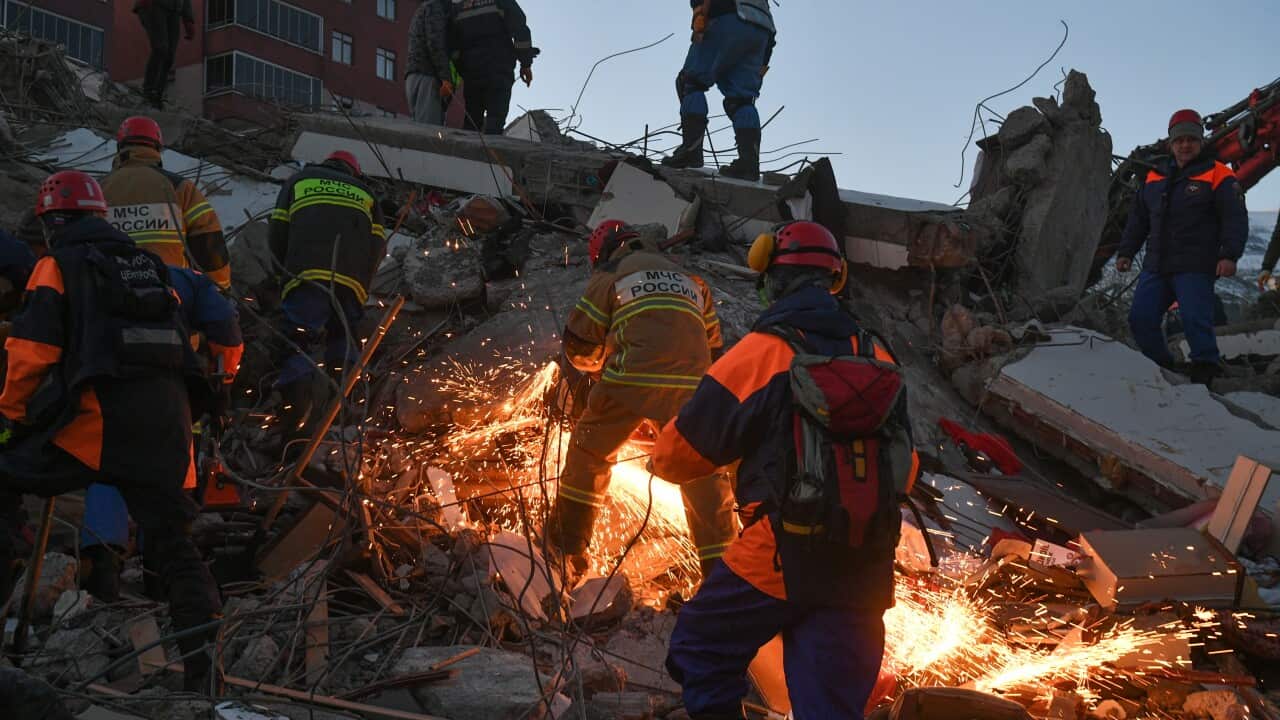 Turkey: Aftermath of earthquake in Turkey